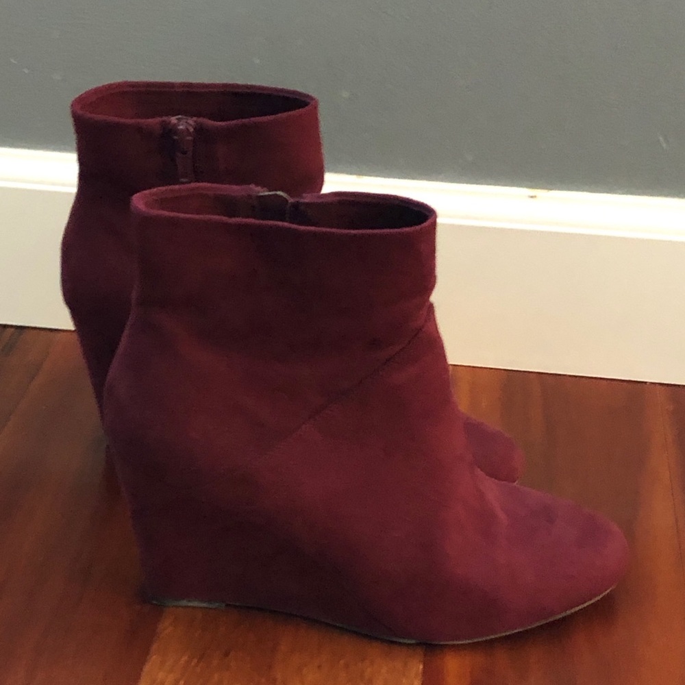 Wedge booties